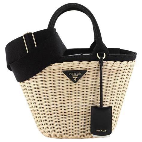 prada convertible tote|prada wicker tote.